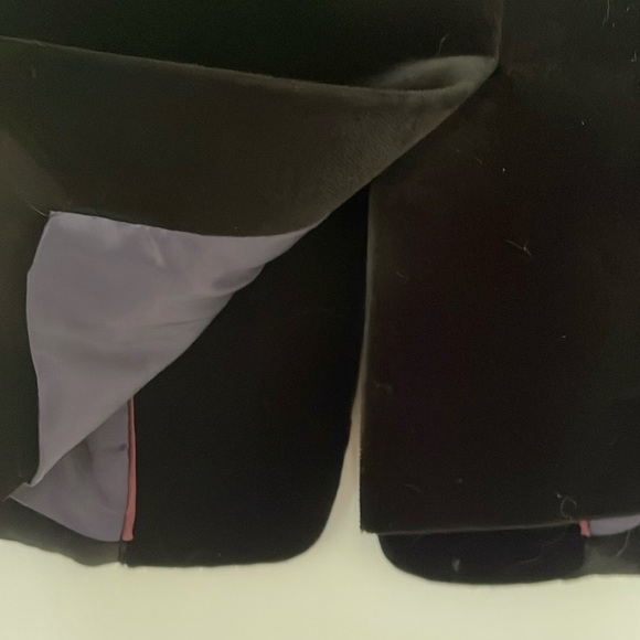 J. Crew Women’s 0P Black Velvet Blazer Single Front Button Lined - Picture 14 of 14